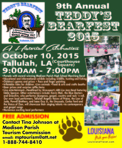 Teddy's Bear Fest '15 LA Road Trips Ad